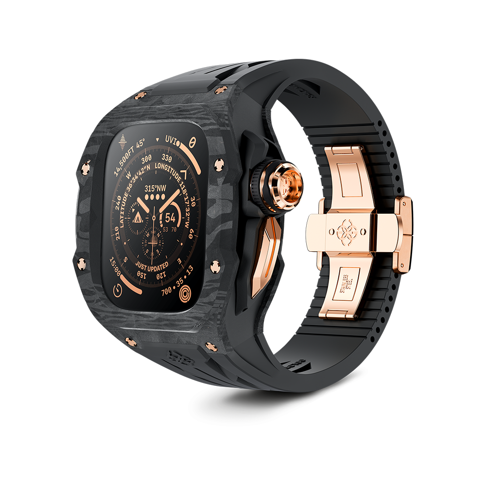 Apple Watch Case - RSC49 - ROSE GOLD CARBON